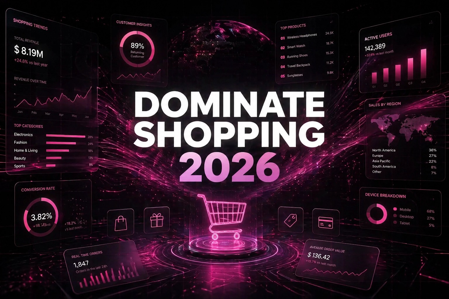Dominate Google Shopping in 2026: AI-driven ecommerce performance dashboard
